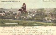 Widok na kościół - koniec XIX w.